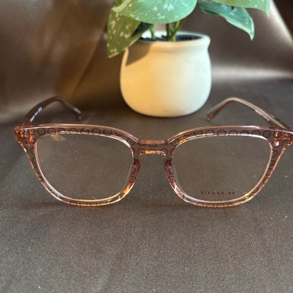 Coach brown leopard print **FRAMES** the lenses are not prescription